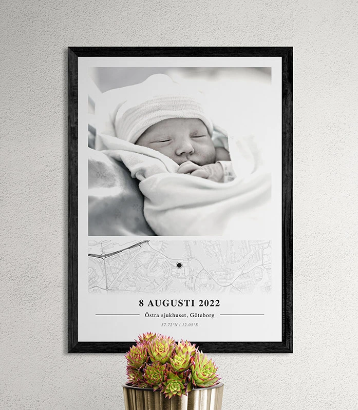 Inspiration example 3 - Bedroom with wedding couple poster